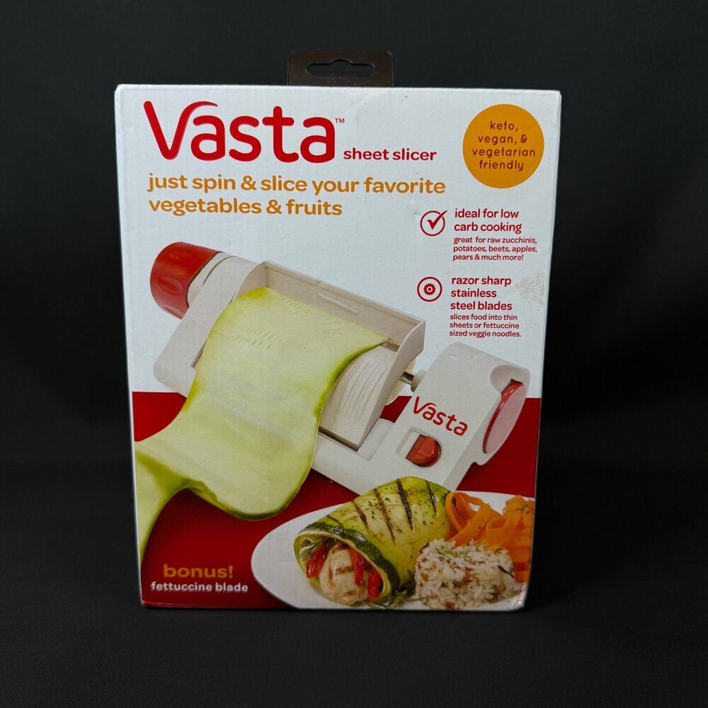 Vasta Vegetable and Fruit Sheet Slicer Veggie Cuttern New